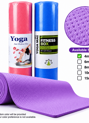 4mm Yoga Mat Anti Slip Yoga Mat