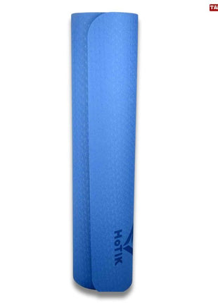 Yoga Exercise Mat - TPE Material 6mm Double Color Blue
