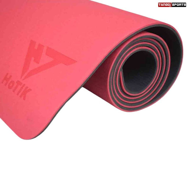 Yoga Exercise Mat - TPE Material 6mm Double Color Red