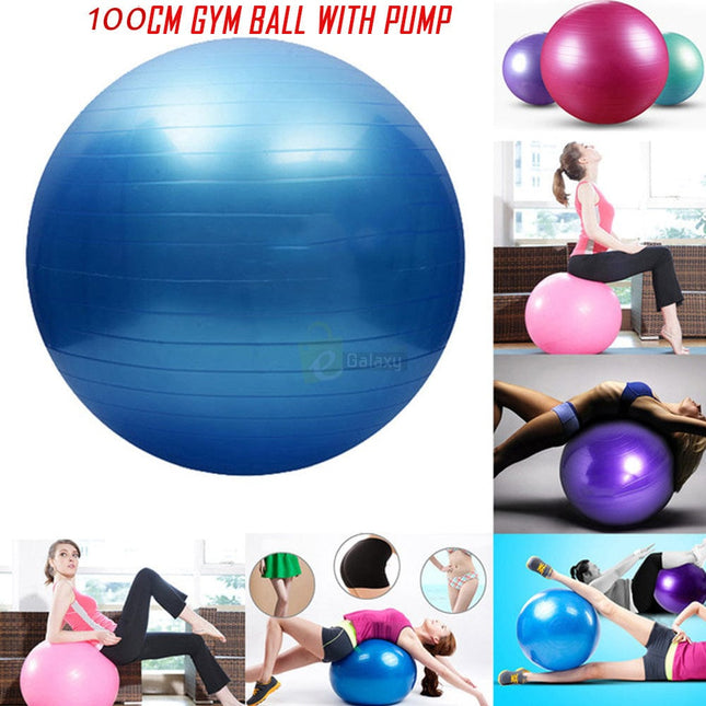 100cm Gym ball with Air pump Tango Sports