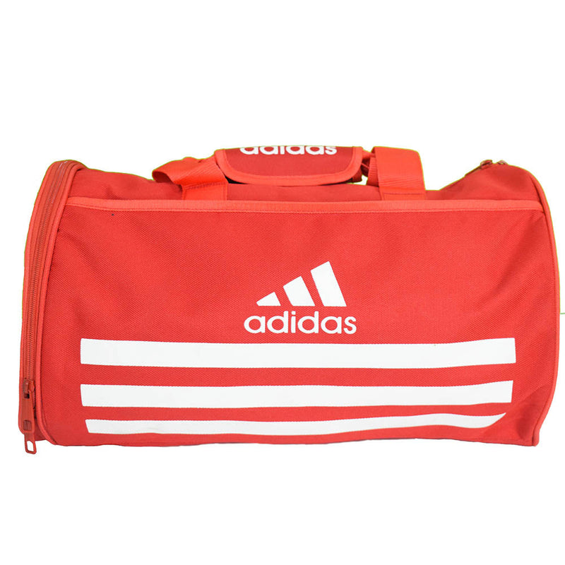 3 Stripes Sports bag with Shoe Compartment - Black and Red Tango Sports