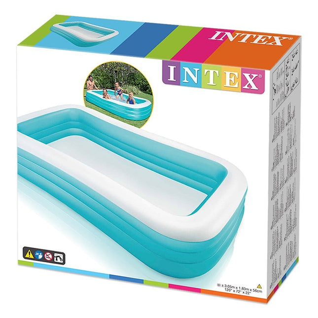 INTEX Swim Center Family Pool (120" L x 72" W 22" H) - 58484