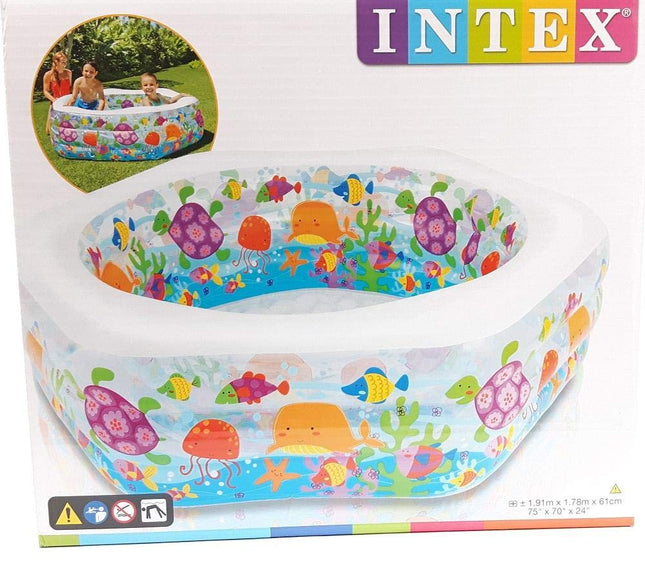 INTEX Ocean Reef Pool ( 75" L x 70" W x 24" H ) - 56493