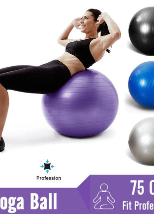 75cm Gym ball with Air pump Tango Sports