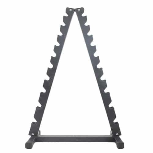 A-Frame Dumbbell Rack 8 pairs Dumbell rack - Black Tango Sports