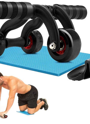 Ab Wheel Roller 3 Wheels - Black Tango Sports