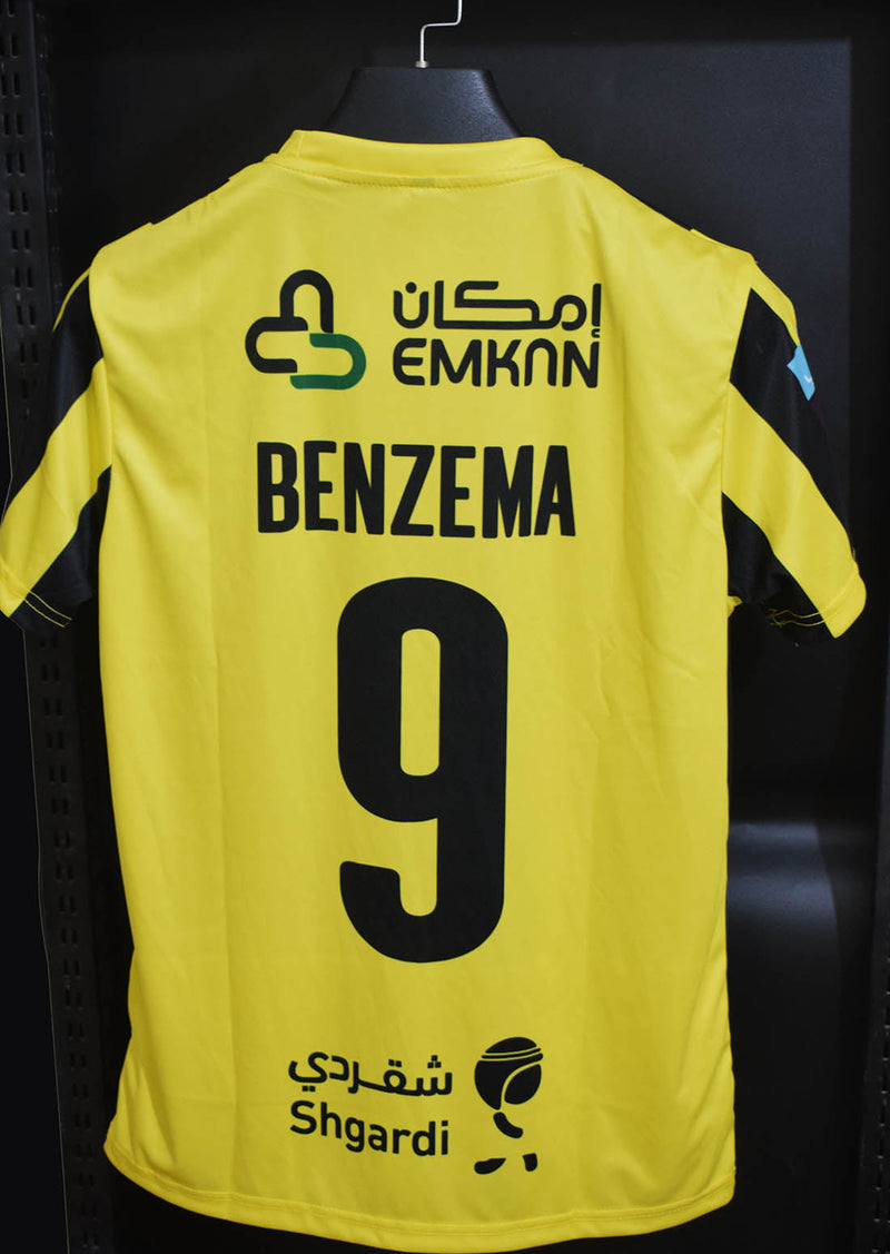 Al Ittihad Home kit Season 2023-24  - Benzema 9 Tango Sports