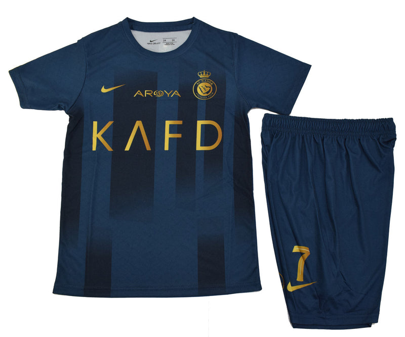 Al Nasr Ronaldo Kit Kids Size  - Season 2023-24  Cr7 Tango Sports