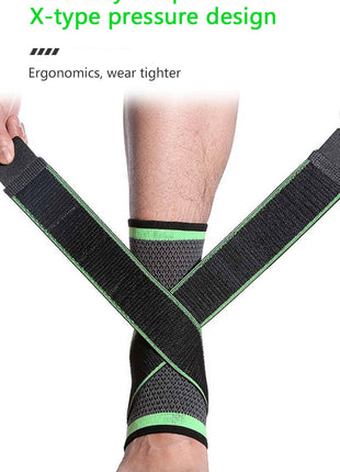 Ankle Support brace 1 pair (2 pieces) - Black Tango Sports