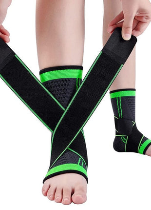 Ankle Support brace 1 pair (2 pieces) - Black Tango Sports