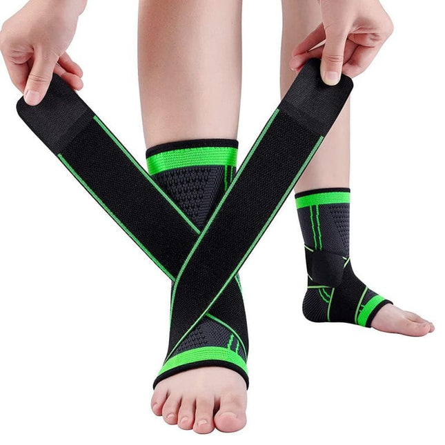 Ankle Support brace 1 pair (2 pieces) - Black Tango Sports