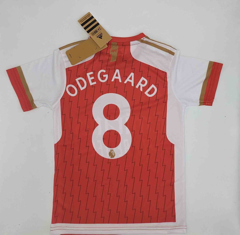 Arsenal Home kit Kids season 2023-24 - Odegaard Tango Sports
