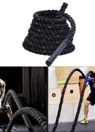 Battle Rope, Battle Exercise Training Rope, 30 Feet 38MM Tango Sports