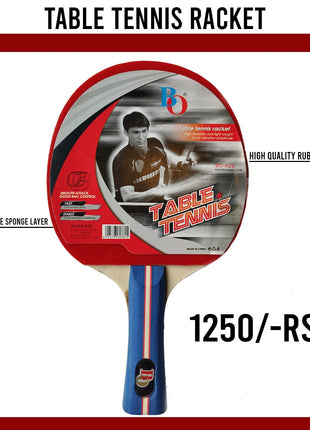 Blue Ocean Table Tennis Racket with Free Half Cover Tango Sports