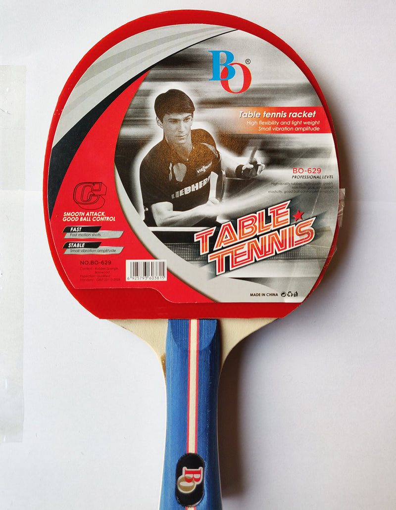Blue Ocean Table Tennis Racket with Free Half Cover Tango Sports