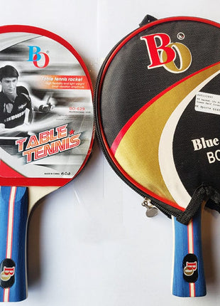 Blue Ocean Table Tennis Racket with Free Half Cover Tango Sports