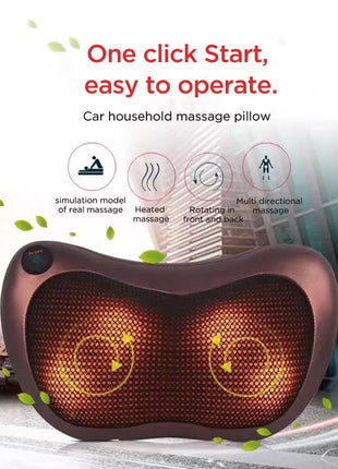 Car and Home Body Massage Pillow, Multipurpose Massage pillow Tango Sports