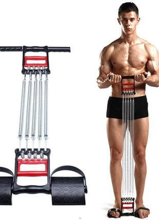 Chest Expander with Tummy Trimmer 3 in 1 Multi Purpose Exercise Springs Tango Sports