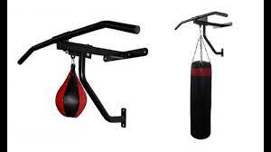 Chinup Pull Up Bar With Boxing Bag Hook Tango Sports