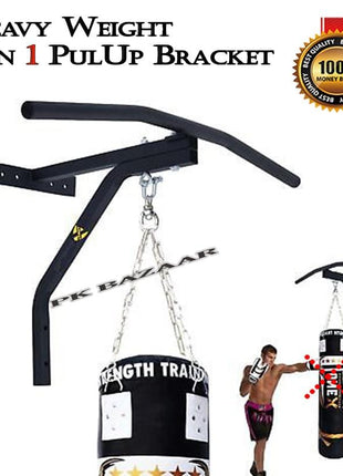Chinup Pull Up Bar With Boxing Bag Hook Tango Sports