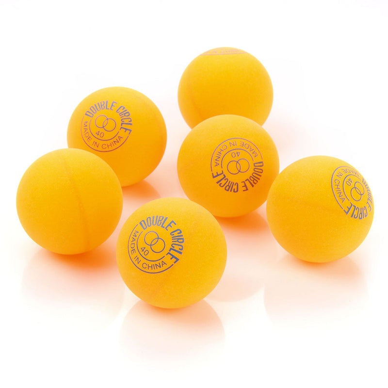Double Circle Table Tennis Balls-Pack of 6 Tango Sports