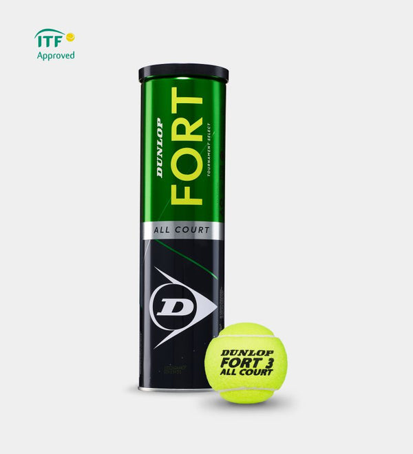 Dunlop Fort Tennis Ball Original - Pack of 3 Balls Tango Sports
