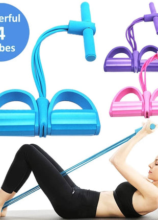 Elastic Pull Rope Tummy TrimmerAbdominal Exerciser Resistance Band Tango Sports