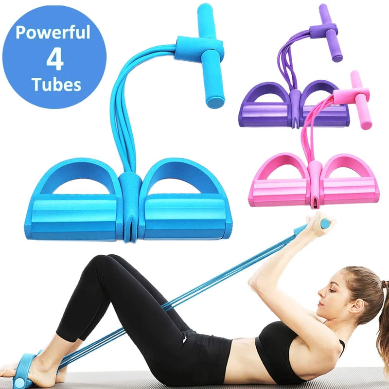 Elastic Pull Rope Tummy TrimmerAbdominal Exerciser Resistance Band Tango Sports