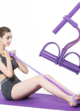 Elastic Pull Rope Tummy TrimmerAbdominal Exerciser Resistance Band Tango Sports