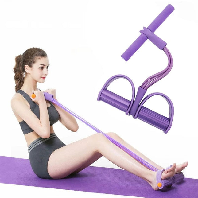 Elastic Pull Rope Tummy TrimmerAbdominal Exerciser Resistance Band Tango Sports