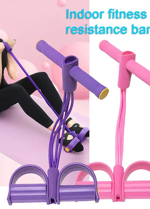 Elastic Pull Rope Tummy TrimmerAbdominal Exerciser Resistance Band Tango Sports