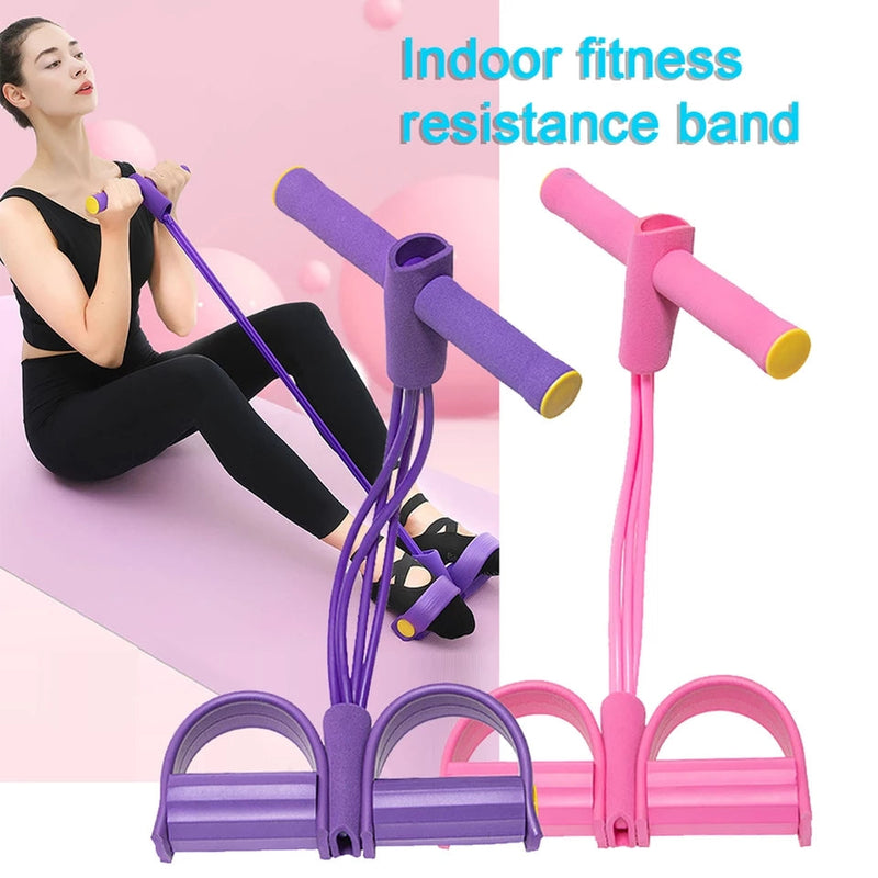 Elastic Pull Rope Tummy TrimmerAbdominal Exerciser Resistance Band Tango Sports