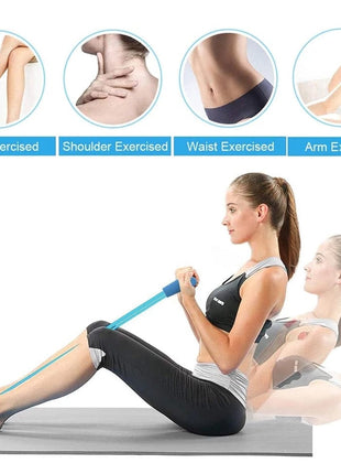 Elastic Pull Rope Tummy TrimmerAbdominal Exerciser Resistance Band Tango Sports