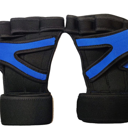 Finger Cut Weight Lifting and Exercise Gloves - Black Tango Sports