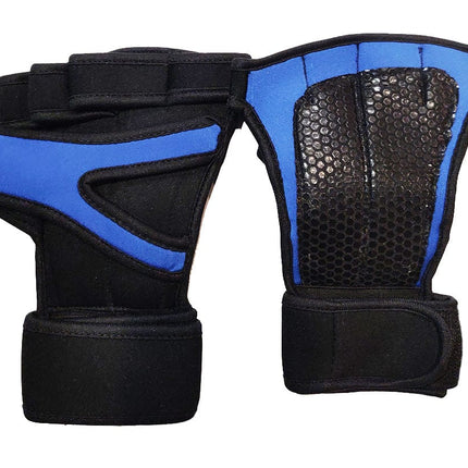 Finger Cut Weight Lifting and Exercise Gloves - Black Tango Sports