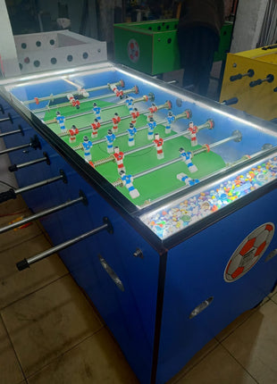 Foosball Table,  Fuseball Table 4 Feet by 5 Feet - Long Sheet Full Covered Tango Sports