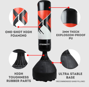 Free Standing Punching Bag 5.5 - Red / Black Tango Sports