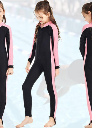 Full body kids swimming costume, swimming suit for kids, - Multicolor Tango Sports