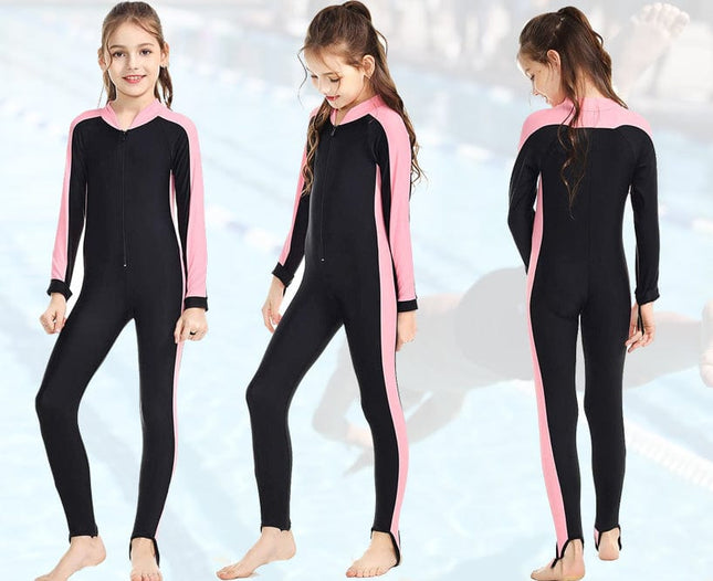 Full body kids swimming costume, swimming suit for kids, - Multicolor Tango Sports