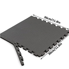 Gym Floor Mat Anti Slip yoga mats interlock mats - 4 Mats ( 2 x 2 Feet Each Mat) Tango Sports