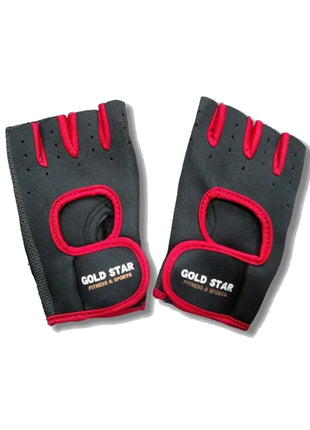 Gym Half Cut Gloves Gold Star Tango Sports