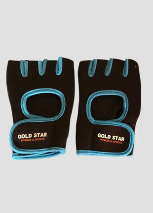 Gym Half Cut Gloves Gold Star Tango Sports