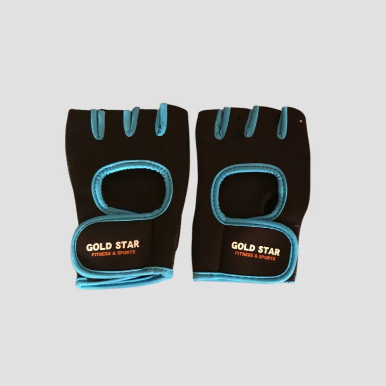 Gym Half Cut Gloves Gold Star Tango Sports