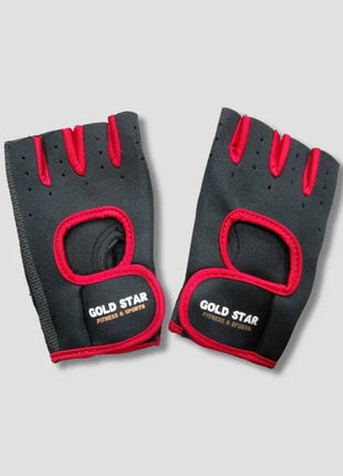 Gym Half Cut Gloves Gold Star Tango Sports