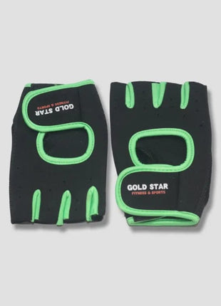 Gym Half Cut Gloves Gold Star Tango Sports