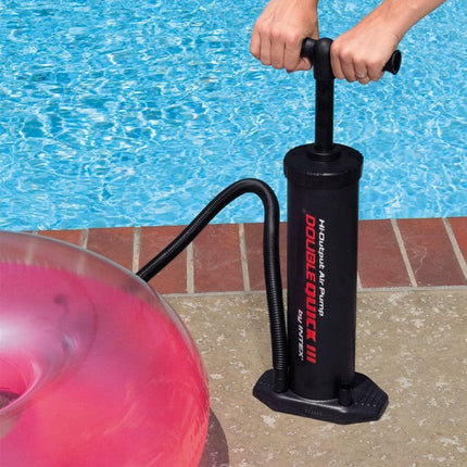 INTEX Hi-Output Air Pump Double Quick III Hand Pump (48CM) Tango Sports