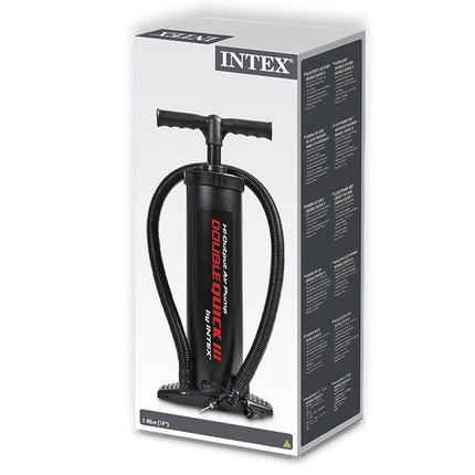 INTEX Hi-Output Air Pump Double Quick III Hand Pump (48CM) Tango Sports