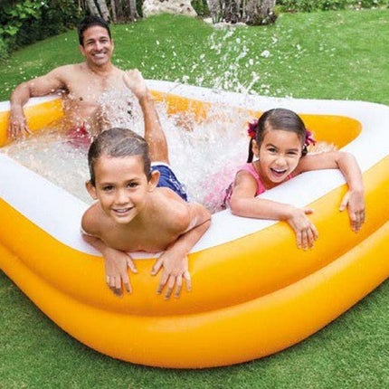 INTEX Mandarin Swim Center Family 7.5 Feet - Yellow Tango Sports