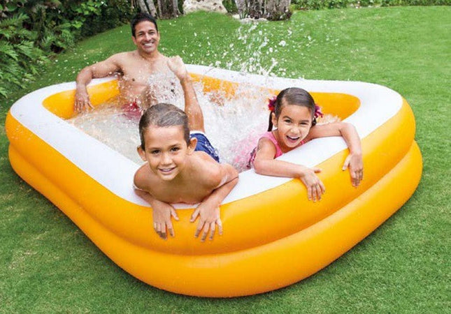 INTEX Mandarin Swim Center Family 7.5 Feet - Yellow Tango Sports