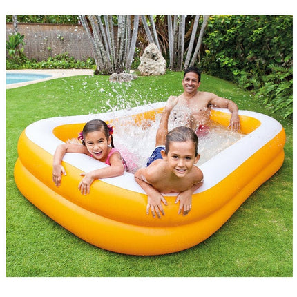 INTEX Mandarin Swim Center Family 7.5 Feet - Yellow Tango Sports